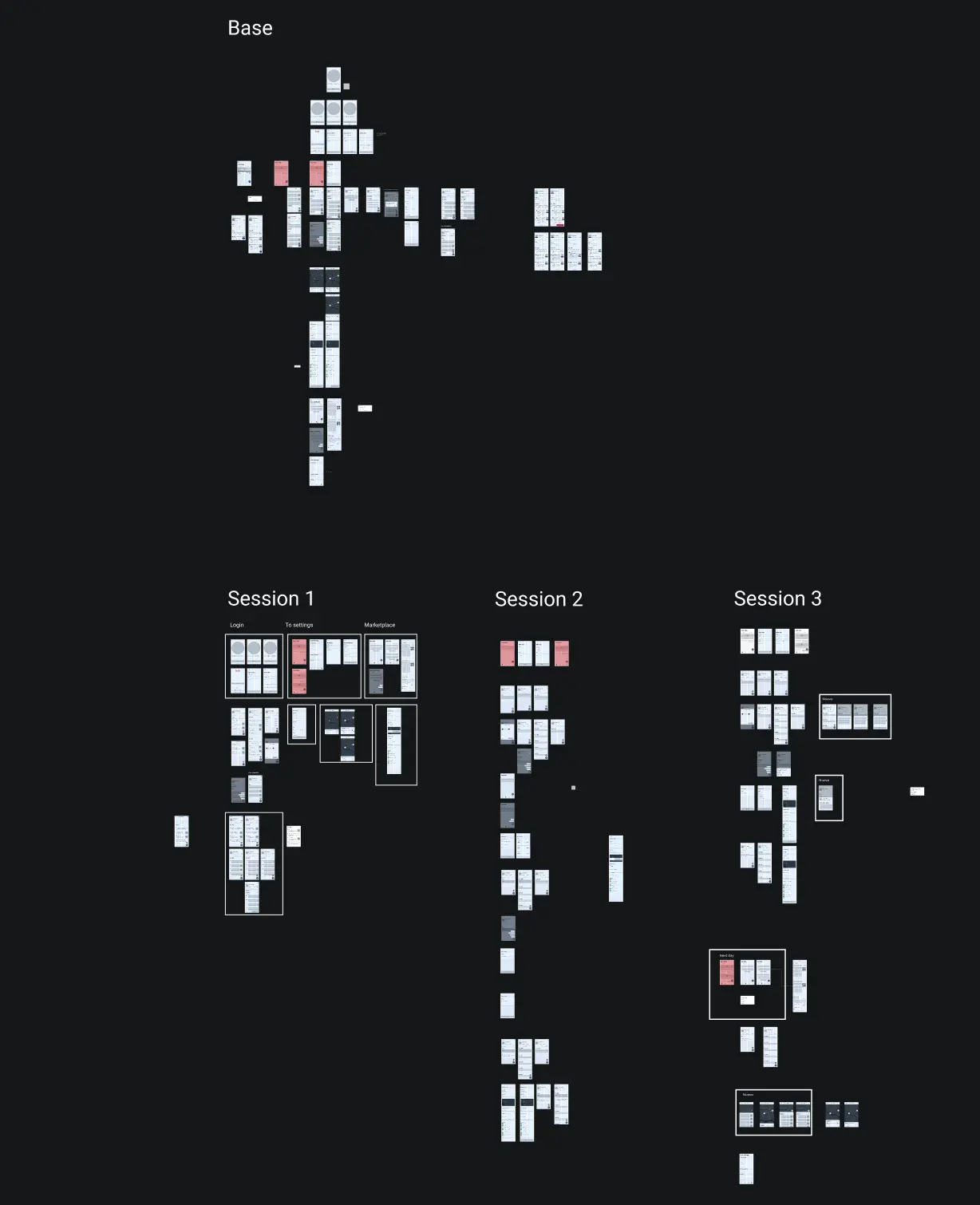 High-fidelity trip details screens