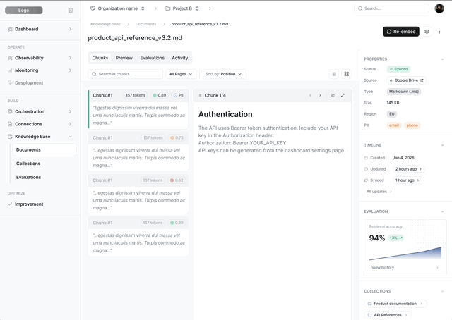 AI Agent IDE interactive prototype