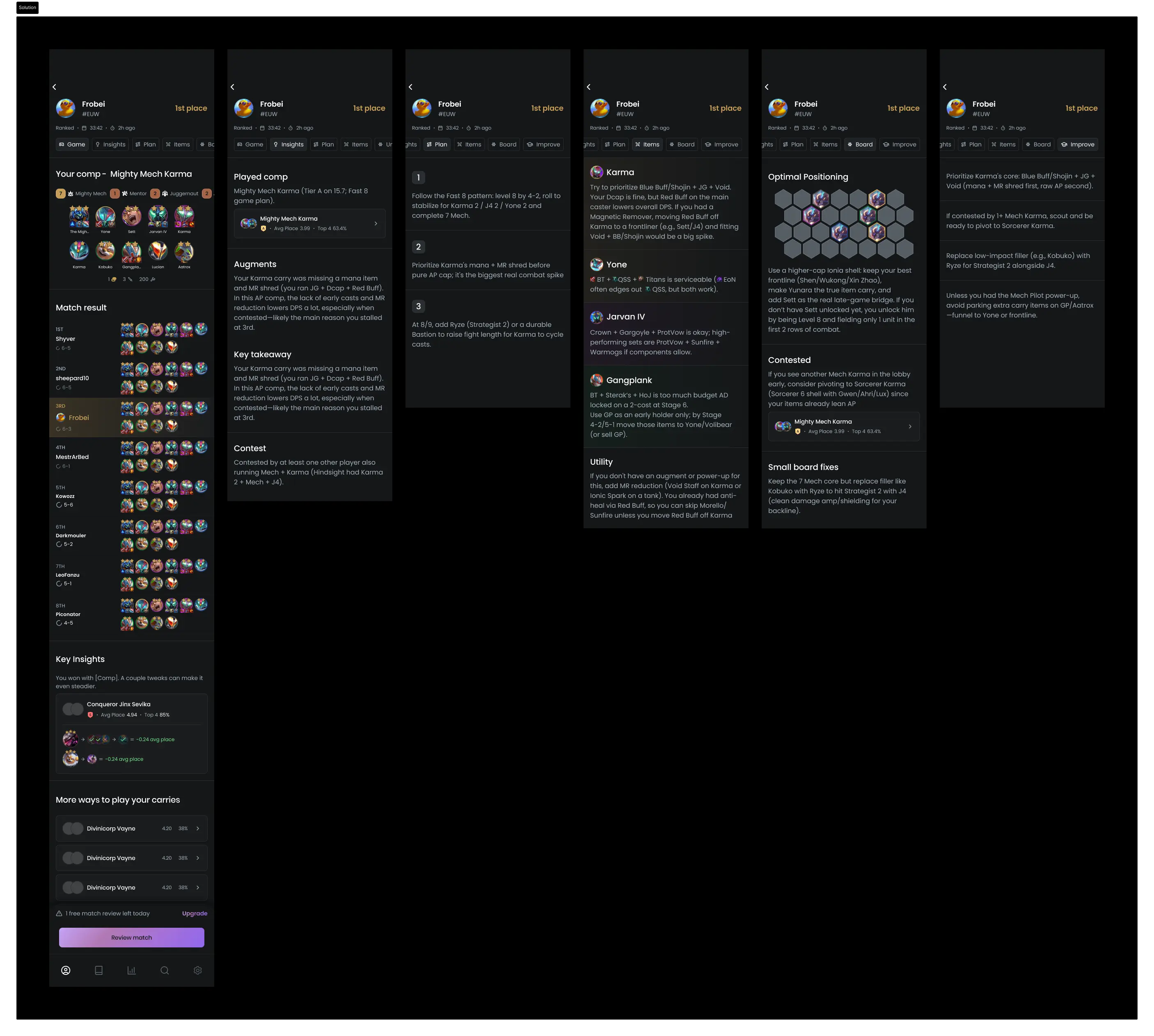 Overview of the AI Coach Match Review solution