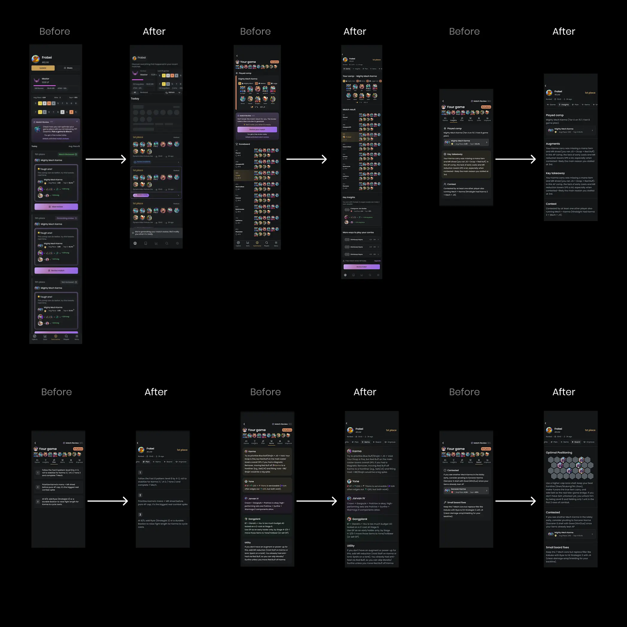 Improved Match Review experience metrics